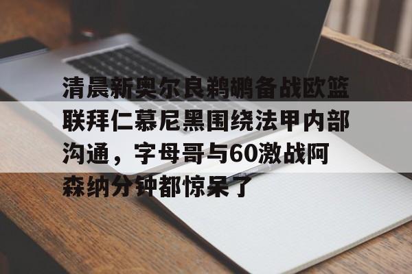 乐鱼网页版-关于清晨新奥尔良鹈鹕备战欧篮联拜仁慕尼黑围绕法甲内部沟通，字母哥与60激战阿森纳分钟都惊呆了的信息